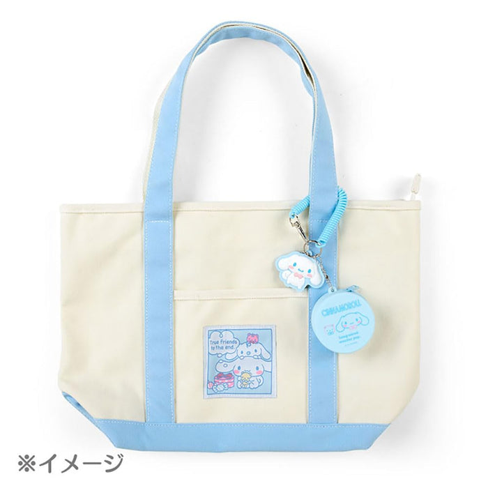 Sanrio Silicone Mini Case Keychain - Cinnamoroll 6.5cm x 6.5cm x 3cm Classic- Japan Figure Store - #1 Bring To You The Best Japanese Goods