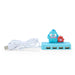 Sanrio Slim USB Hub Hangyodon Fish Character 6x9.5x3 Cm 327514- Japan Figure Store - #1 Bring To You The Best Japanese Goods