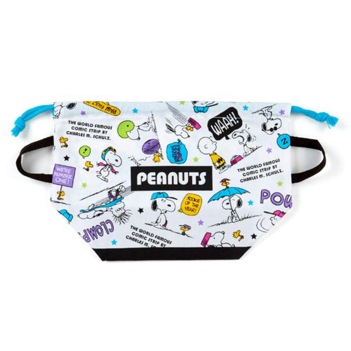 Sanrio Snoopy Lunch Pouch Colorful Reusable Food Storage Bag- Japan Figure Store - #1 Bring To You The Best Japanese Goods