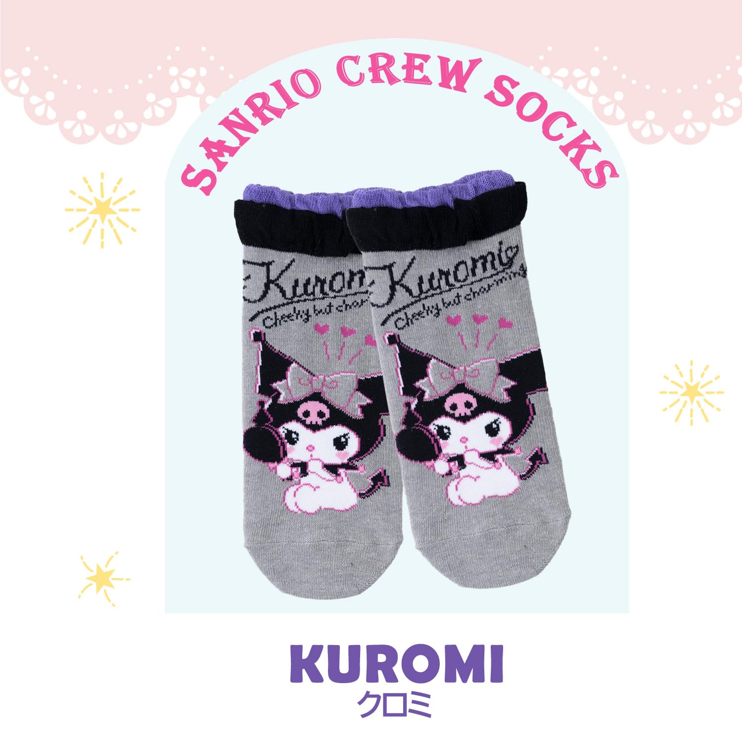 Sanrio Women's and Kids' Socks - Short Length Cinnamoroll & More Characters Multiple Sizes- Japan Figure Store - #1 Bring To You The Best Japanese Goods