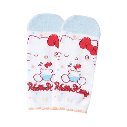 Sanrio Women's & Kids Socks - Cinnamoroll Hello Kitty & More - 15-25cm - 1 Pair- Japan Figure Store - #1 Bring To You The Best Japanese Goods