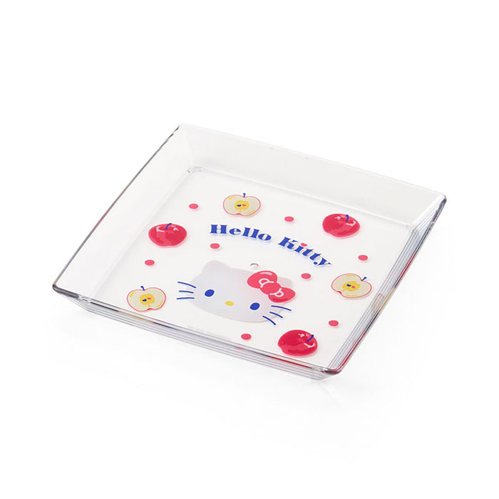Sanrio Hello Kitty Square Resin Plate Tableware 313572