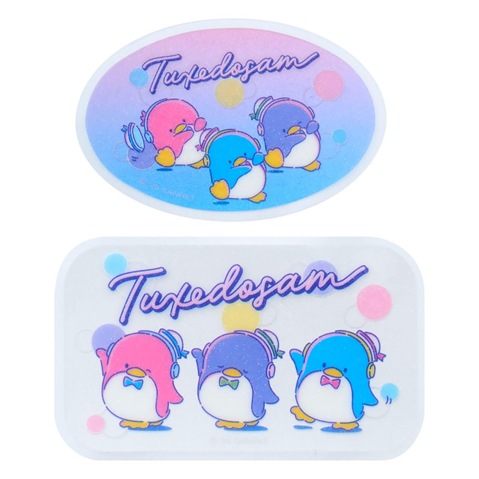 Sanrio Tuxedo Sam Dance and Music Sticker Set for Ages 3+ PVC Paper