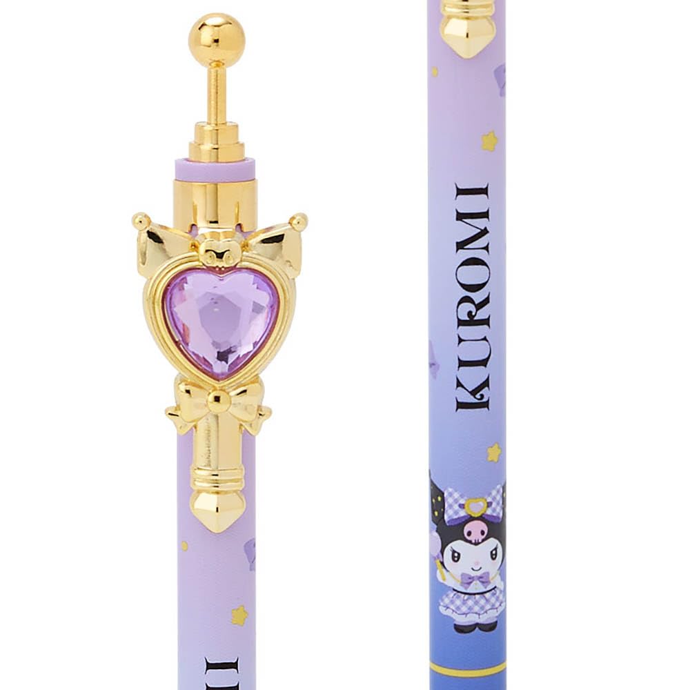 Sanrio Kuromi Stone Ballpoint Pen - Black Ink - I'll Make You Love Me Even More- Japan Figure Store - #1 Bring To You The Best Japanese Goods