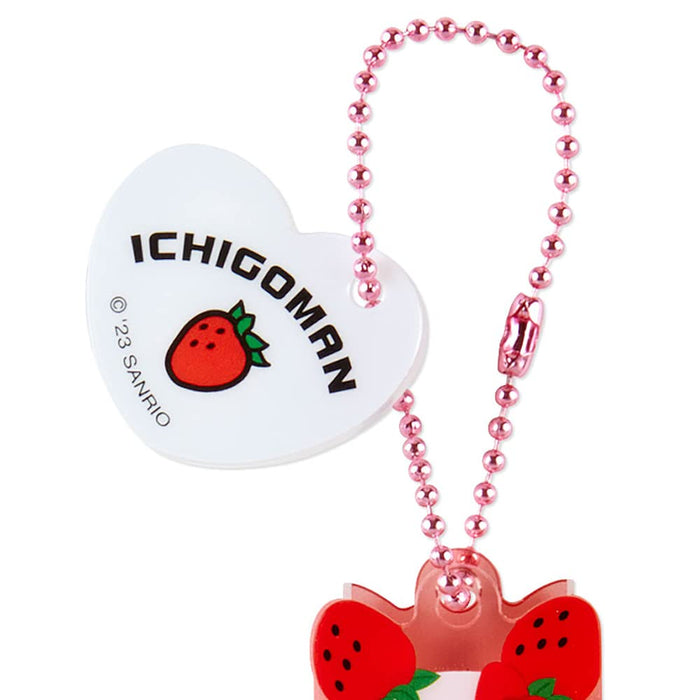 Sanrio Strawberry Man Name Tag ID Badge Holder 982997- Japan Figure Store - #1 Bring To You The Best Japanese Goods