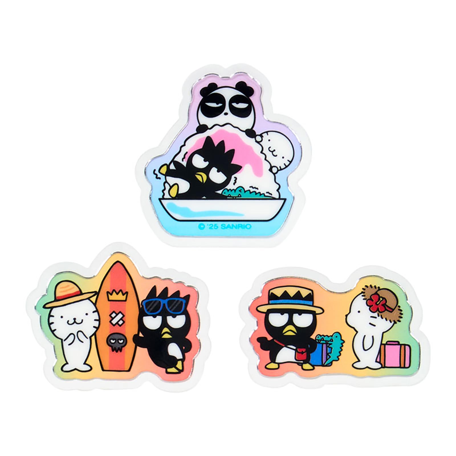 Sanrio Bad Badtz-Maru Summer Stickers Set PVC/CPP for Ages 3+- Japan Figure Store - #1 Bring To You The Best Japanese Goods