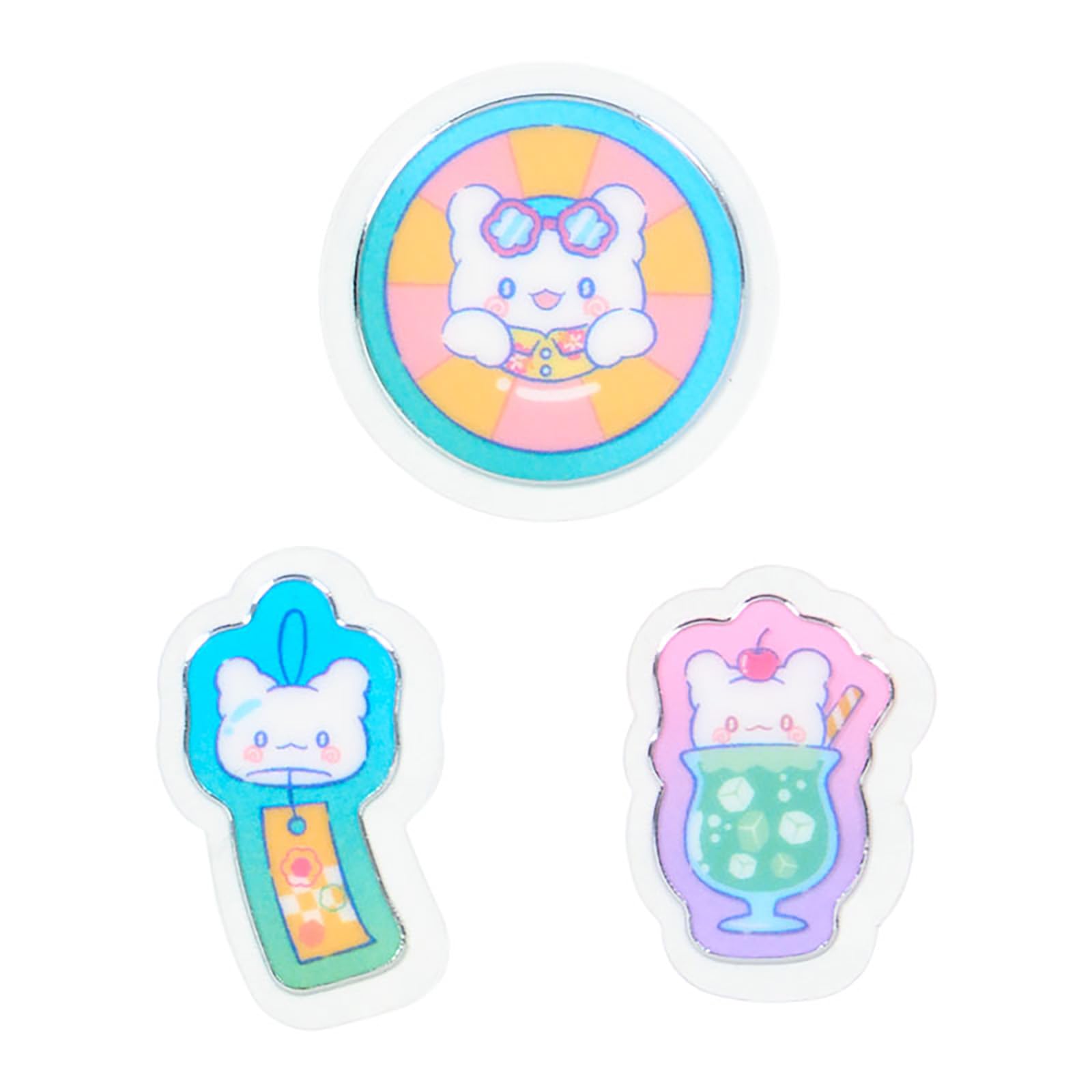 Sanrio Summer Stickers Hanamaru Obake PVC Case For Ages 3+ 176591- Japan Figure Store - #1 Bring To You The Best Japanese Goods