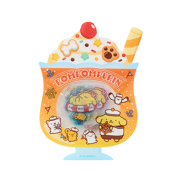 Sanrio Pompompurin Summer Stickers PVC/CPP Case for Ages 3+- Japan Figure Store - #1 Bring To You The Best Japanese Goods