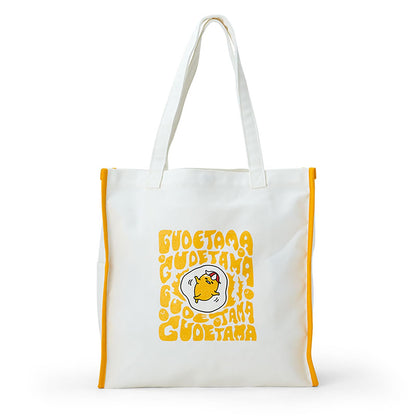 Sanrio Gudetama Festival Design Tote Bag - Stylish and Durable- Japan Figure Store - #1 Bring To You The Best Japanese Goods