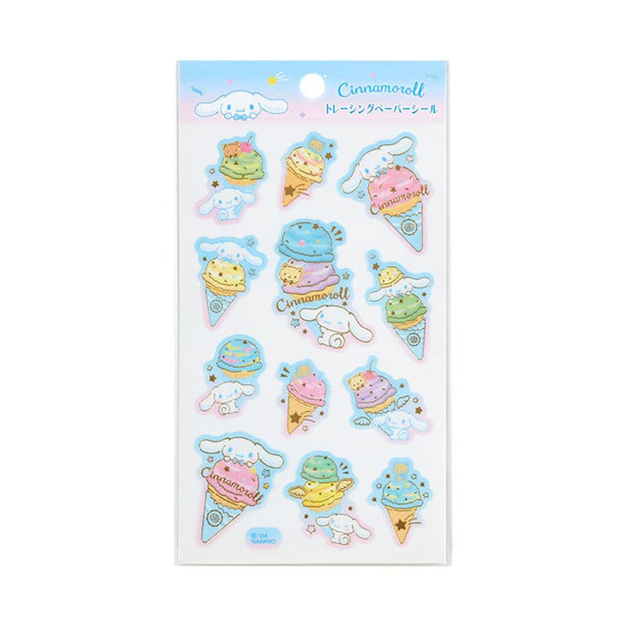 Sanrio Tracing Paper Stickers Ice Party Cinnamoroll Pack 326658- Japan Figure Store - #1 Bring To You The Best Japanese Goods