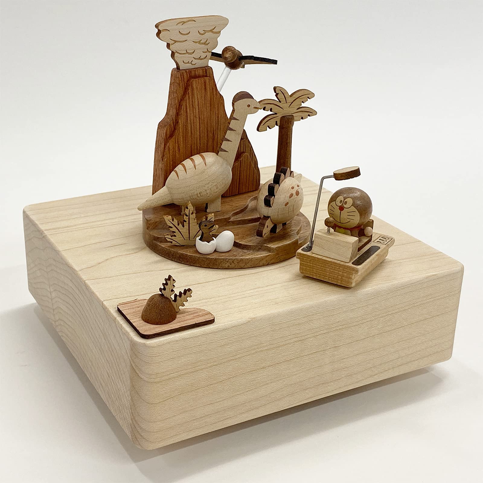 Sanrio Wooden Music Box Doraemon Time Machine Collectible H 9158- Japan Figure Store - #1 Bring To You The Best Japanese Goods