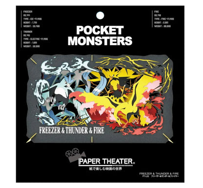 ENSKY Paper Theater Pt-L02 Pokemon Articuno, Zapdos, And Moltres- Japan Figure Store - #1 Bring To You The Best Japanese Goods