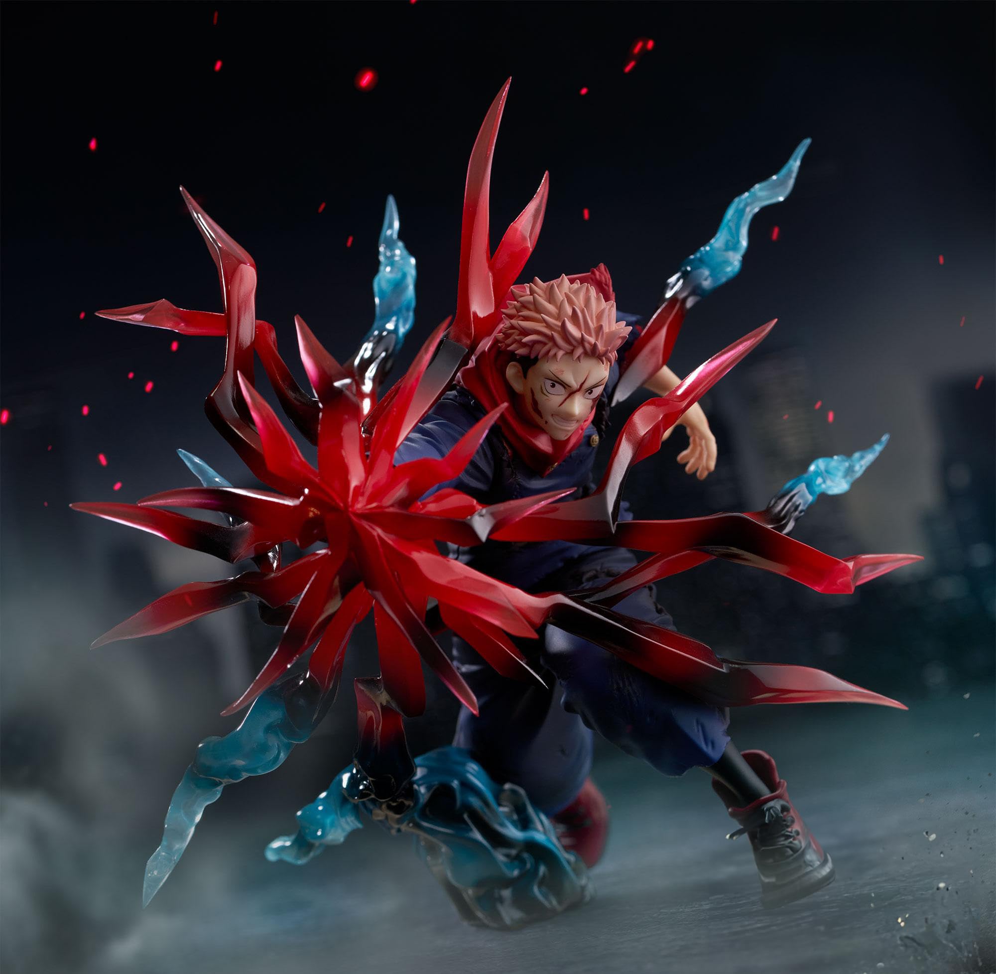 Sega Jujutsu Kaisen Yuji Itadori Luminasta Black Flash Figure Collectible