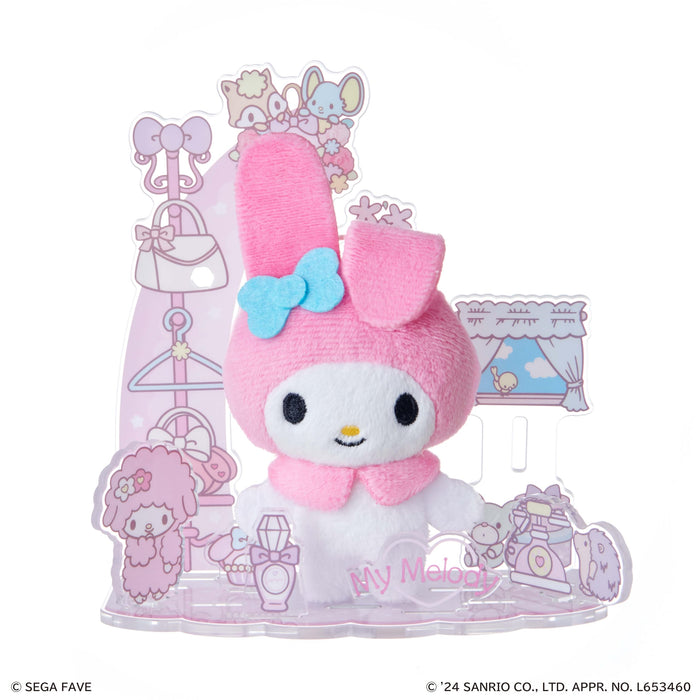 Sega Fave Sanrio My Melody Acrylic Plush Toy Cute Collectible Gift- Japan Figure Store - #1 Bring To You The Best Japanese Goods