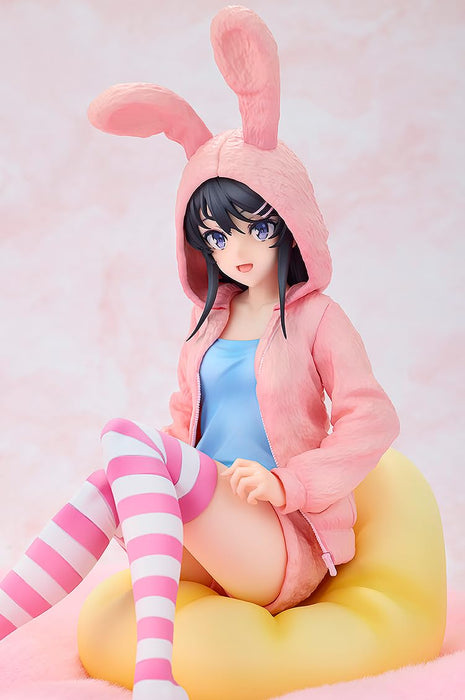 Kadokawa Seishun Buta Yarou Sakurajima Mai 1/7 Figure Hoodie Look Rabbit Ears Ver.- Japan Figure Store - #1 Bring To You The Best Japanese Goods
