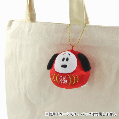 Sekiguchi Daruma Snoopy Plush Toy 8.5cm â€“ Cute Collectible Mascot