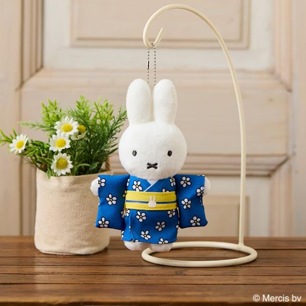 Sekiguchi Japanesque Miffy Kimono Keychain Floral Pattern 608669