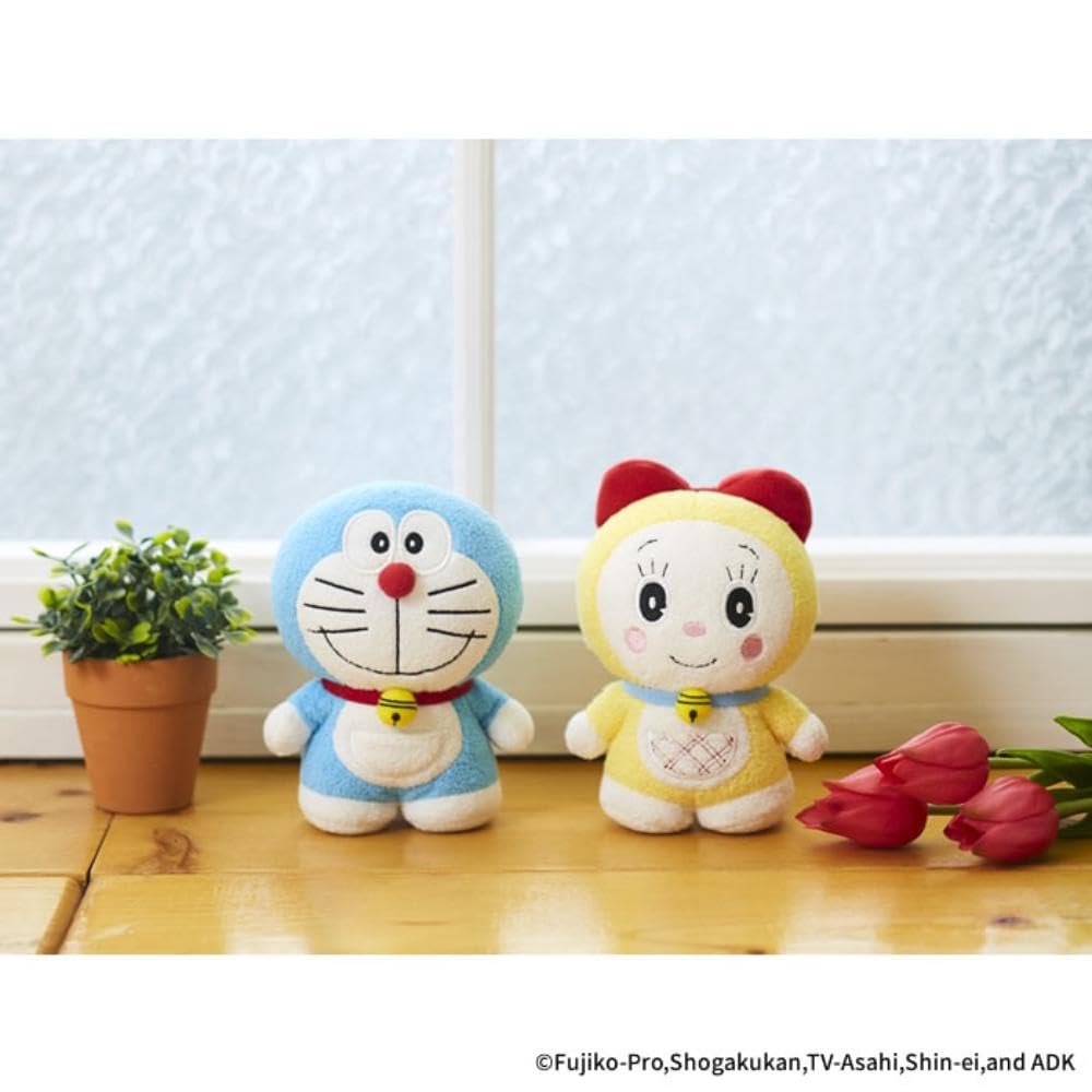 Peluche Doraemon Club Sekiguchi Tocotoco 699643, poupée en peluche douce et câline