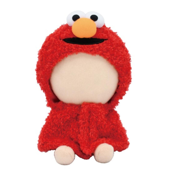 Bandai Namco Sesame Street Chibi Plush Poncho Elmo Decoration- Japan Figure Store - #1 Bring To You The Best Japanese Goods