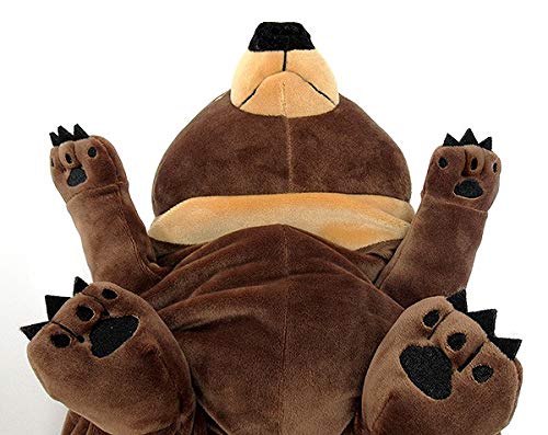 Shinada Global Mochi Bear Brown Medium 14x14x22cm Stuffed Animal MOKW-0230B- Japan Figure Store - #1 Bring To You The Best Japanese Goods