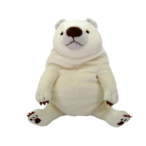 Shinada Global Medium-Sized Mochi Series White Bear Stuffed Toy 14x14x22cm- Japan Figure Store - #1 Bring To You The Best Japanese Goods