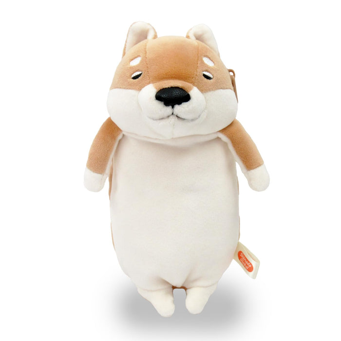 Shinada Global Mochi Series Shiba Inu Dog Pen Pouch Brown 9x8x18cm- Japan Figure Store - #1 Bring To You The Best Japanese Goods