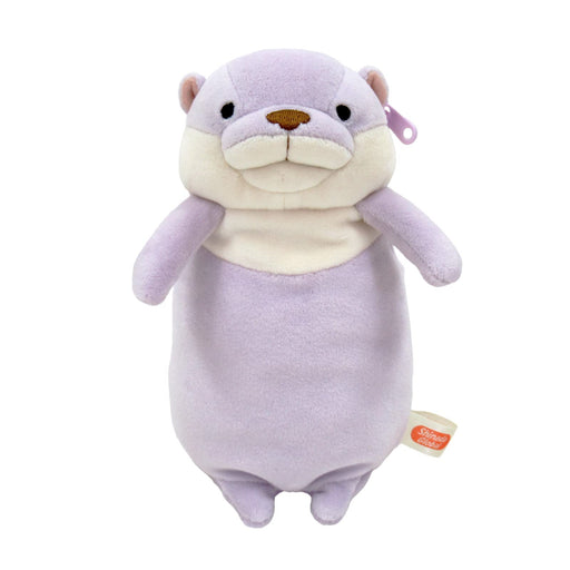 Shinada Global Mochi Series Lavender Otter Pen Pouch 9x8x18cm MPKW-0180PL- Japan Figure Store - #1 Bring To You The Best Japanese Goods