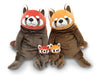 Shinada Global Mochi Lesser Red Panda Mini Plush Toy 7x5x14cm Mors-0088R- Japan Figure Store - #1 Bring To You The Best Japanese Goods
