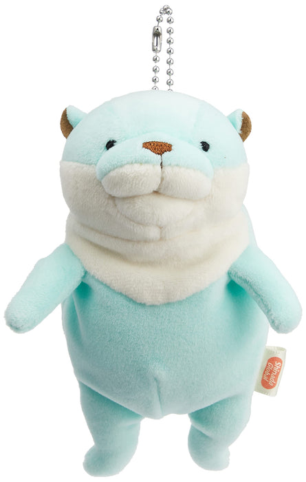 Shinada Global Mochi Series Mini Plush Otter Pastel Mint 7x5x14 cm - Mokw-0088Pm- Japan Figure Store - #1 Bring To You The Best Japanese Goods