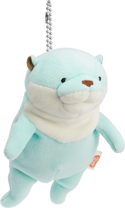 Shinada Global Mochi Series Mini Plush Otter Pastel Mint 7x5x14 cm - Mokw-0088Pm- Japan Figure Store - #1 Bring To You The Best Japanese Goods