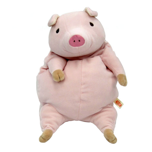 Shinada Global Mochi Series Large Pink Pig Plush Toy 22x22x30cm- Japan Figure Store - #1 Bring To You The Best Japanese Goods