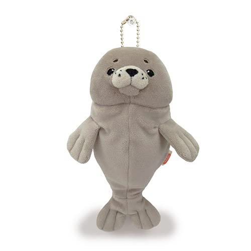 Shinada Global Mini Mochi Seal Grey Stuffed Animal 7x5x14cm - Moaz-0088G- Japan Figure Store - #1 Bring To You The Best Japanese Goods