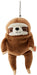 Shinada Global Mini Mochi Series Brown Sloth Stuffed Animal 7x5x14 cm- Japan Figure Store - #1 Bring To You The Best Japanese Goods