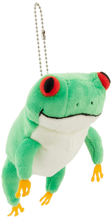 Shinada Global Mochi Series Plush Frog Mochikaeru Green Mini 7x5x14cm Mokr-0088G- Japan Figure Store - #1 Bring To You The Best Japanese Goods