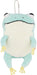 Shinada Global Mochi Series Mini Plush Frog 7x5x14cm - Mochikaeru Light Blue- Japan Figure Store - #1 Bring To You The Best Japanese Goods