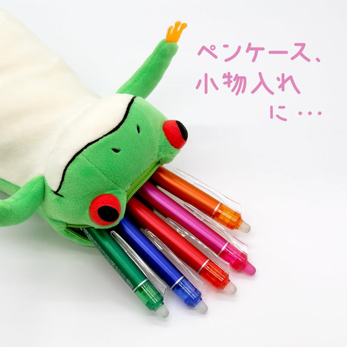 Shinada Global Mochi Series Pink Pen Pouch Axolotl Design 9x8x18cm - Mpup-0180P- Japan Figure Store - #1 Bring To You The Best Japanese Goods