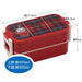 Skater Little My Check 2-Tier 600ml Bento Lunch Box Made in Japan Moomin- Japan Figure Store - #1 Bring To You The Best Japanese Goods