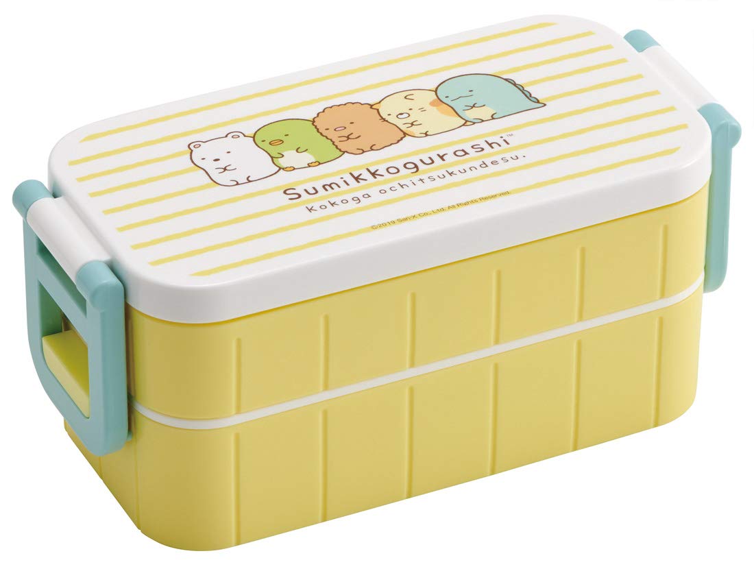 Skater Sumikko Gurashi 2-Tier Bento Lunch Box 600ml Made in Japan- Japan Figure Store - #1 Bring To You The Best Japanese Goods