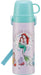 Skater Disney Princess 600ml Stainless Steel 2Way Water Bottle with Cup- Japan Figure Store - #1 Bring To You The Best Japanese Goods