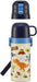 Skater Dinosaur Boys 350Ml 2-in-1 Stainless Steel Water Bottle & Cup- Japan Figure Store - #1 Bring To You The Best Japanese Goods