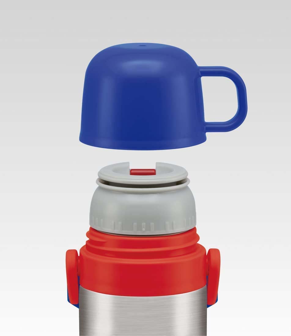 Skater Kids Pokemon 22 Boys 2-Way Stainless Steel Water Bottle with Cup 430ML- Japan Figure Store - #1 Bring To You The Best Japanese Goods