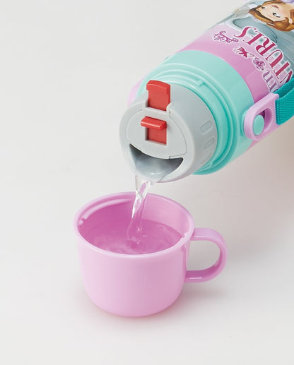 Skater Stainless Steel Water Bottle 600ml with Cup - Sofia Disney Edition- Japan Figure Store - #1 Bring To You The Best Japanese Goods