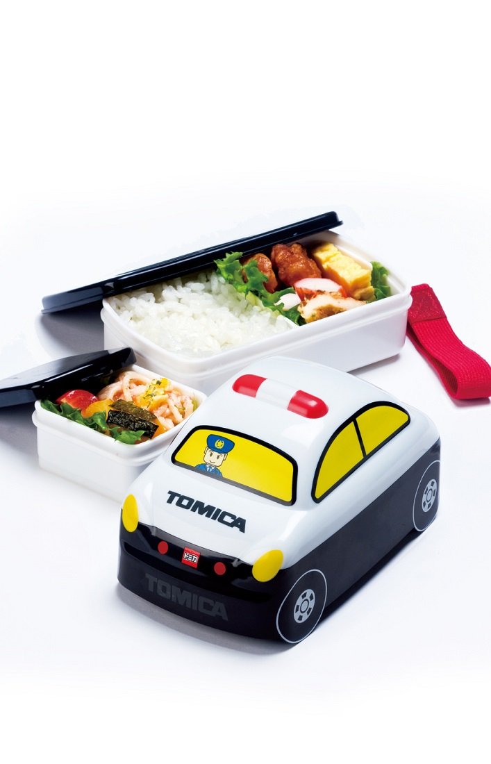 Skater Tomica Police Car 3D Bento Lunch Box DLB4- Japan Figure Store - #1 Bring To You The Best Japanese Goods