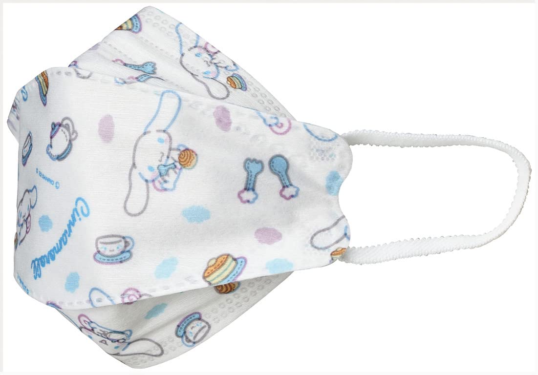Skater Cinnamoroll Sanrio 3D Non-Woven Children's Mask 5 Pieces Msksh3-A- Japan Figure Store - #1 Bring To You The Best Japanese Goods