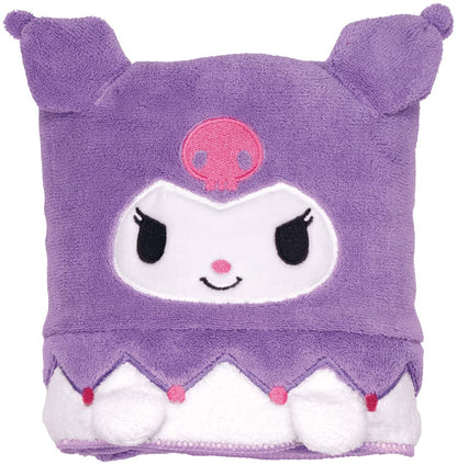 Skater Quick Drying Absorbent Bath Towel Kuromi Sanrio Design 60cm x 120cm- Japan Figure Store - #1 Bring To You The Best Japanese Goods