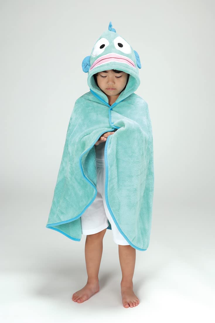 Skater Quick-Drying Absorbent Hooded Bath Poncho Hangyodon 108x92cm BPO1-A- Japan Figure Store - #1 Bring To You The Best Japanese Goods