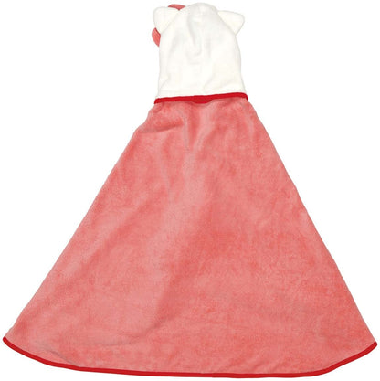 Skater Hello Kitty Quick-Drying Hooded Bath Poncho Sanrio 108cm x 92cm- Japan Figure Store - #1 Bring To You The Best Japanese Goods