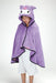 Skater Quick-Drying Absorbent Hooded Bath Poncho Kuromi Sanrio 108cm x 92cm- Japan Figure Store - #1 Bring To You The Best Japanese Goods