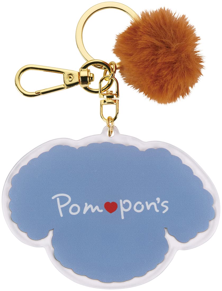 Skater Acrylic Keychain Pompons Dog Zack1-A Durable Accessory