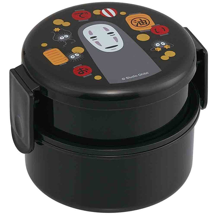 Skater Spirited Away No-Face 2 Tier 500ml Antibacterial Lunch Box Made in Japan- Japan Figure Store - #1 Bring To You The Best Japanese Goods